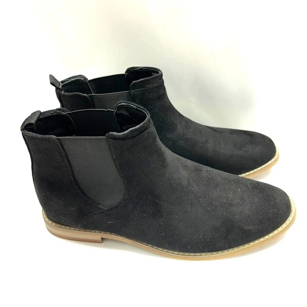 Vance Co Marshall Wide Width Chelsea Men's Black Boots US  Size WD 12‎ - No Box